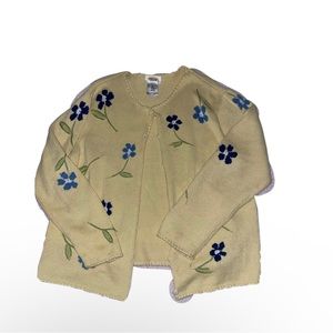 Talbots floral cardigan